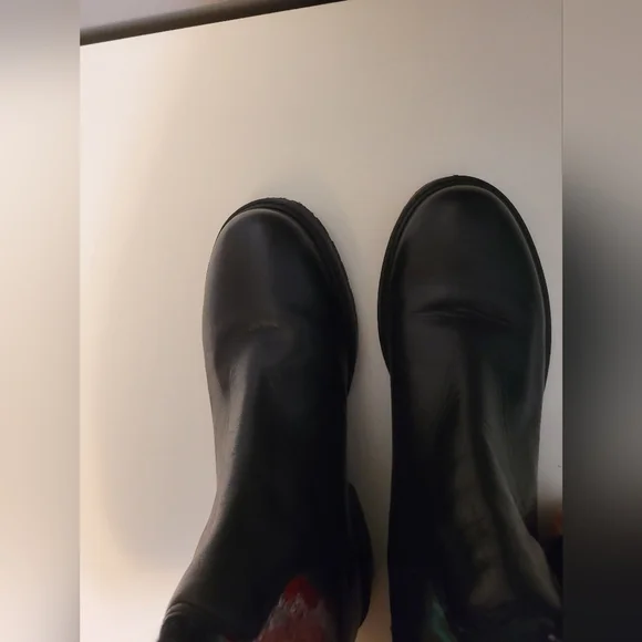 Twin Set Jacquard Knit Floral Boots, VGUC, Size 39.5 - Picture 16 of 16